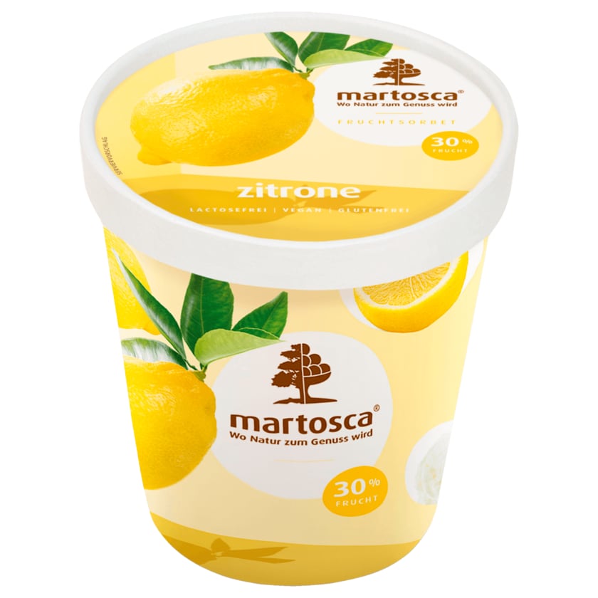 Martosca Fruchtsorbet Zitrone vegan 500ml